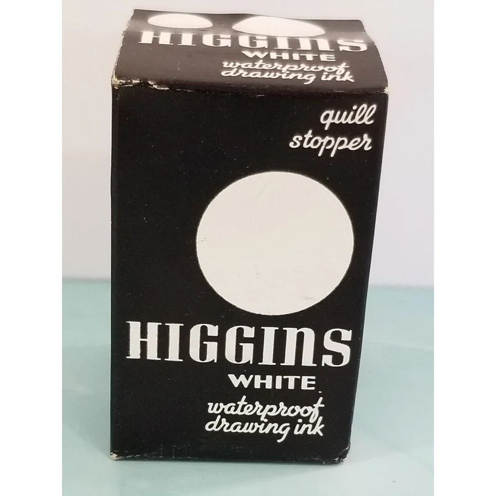 NOS Sealed Higgins American Drawing Ink No. 4265 White